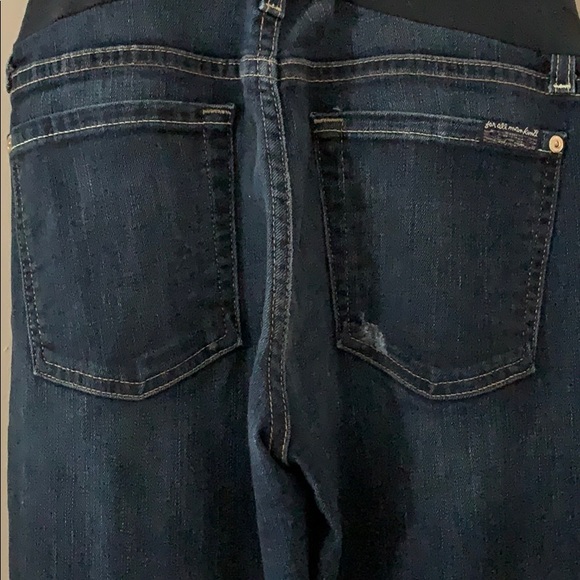 7 for all mankind maternity jeans. - Picture 3 of 8